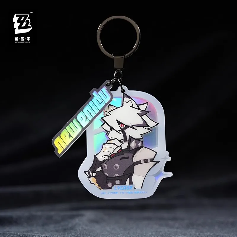 سلسلة مفاتيح أكريليك رسمية من miHoYo Zenless Zone Zero Lido Series Q-style لتعليم المنزل فيكتوريا وإكسسوارات الألعاب
