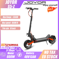 JOYOR S5-Z Electric Scooter 600W 48V 13AH 10 Inch Folding Off-road Sport Electric Scooters 30-45km Range JOYOR S Series EScooter