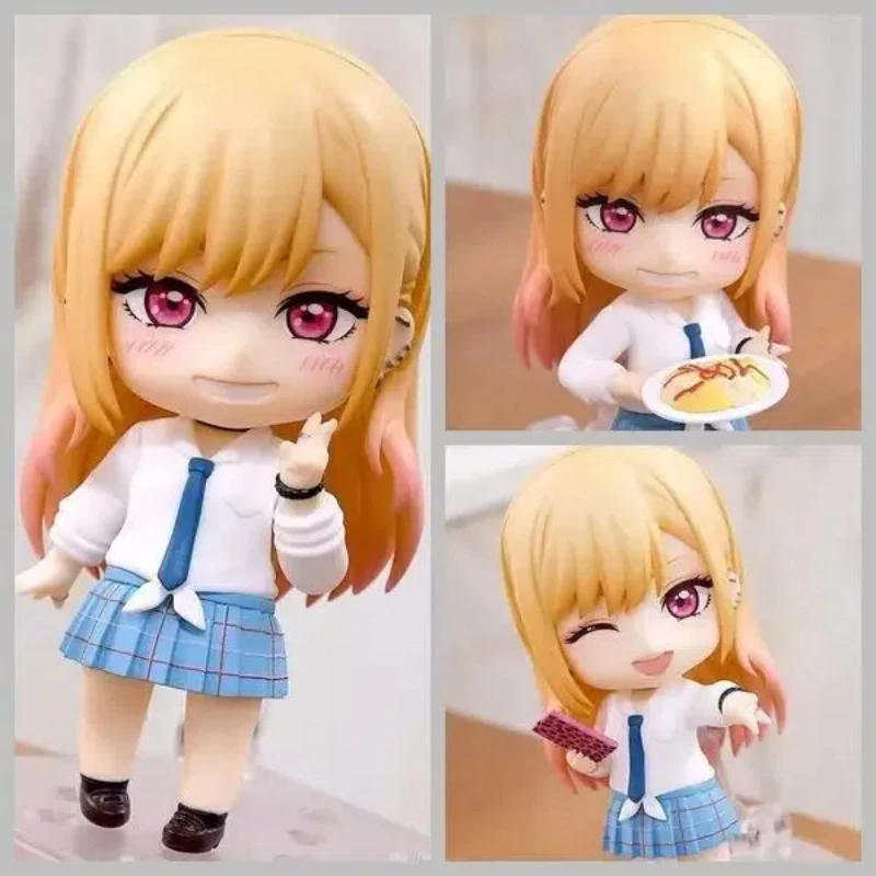 Q Version Kitagawa Marin 10cm Joint Replaceable Pvc Action Figure Kawaii Anime Toy Boxed Gift For Collection Desk Decor In Stock