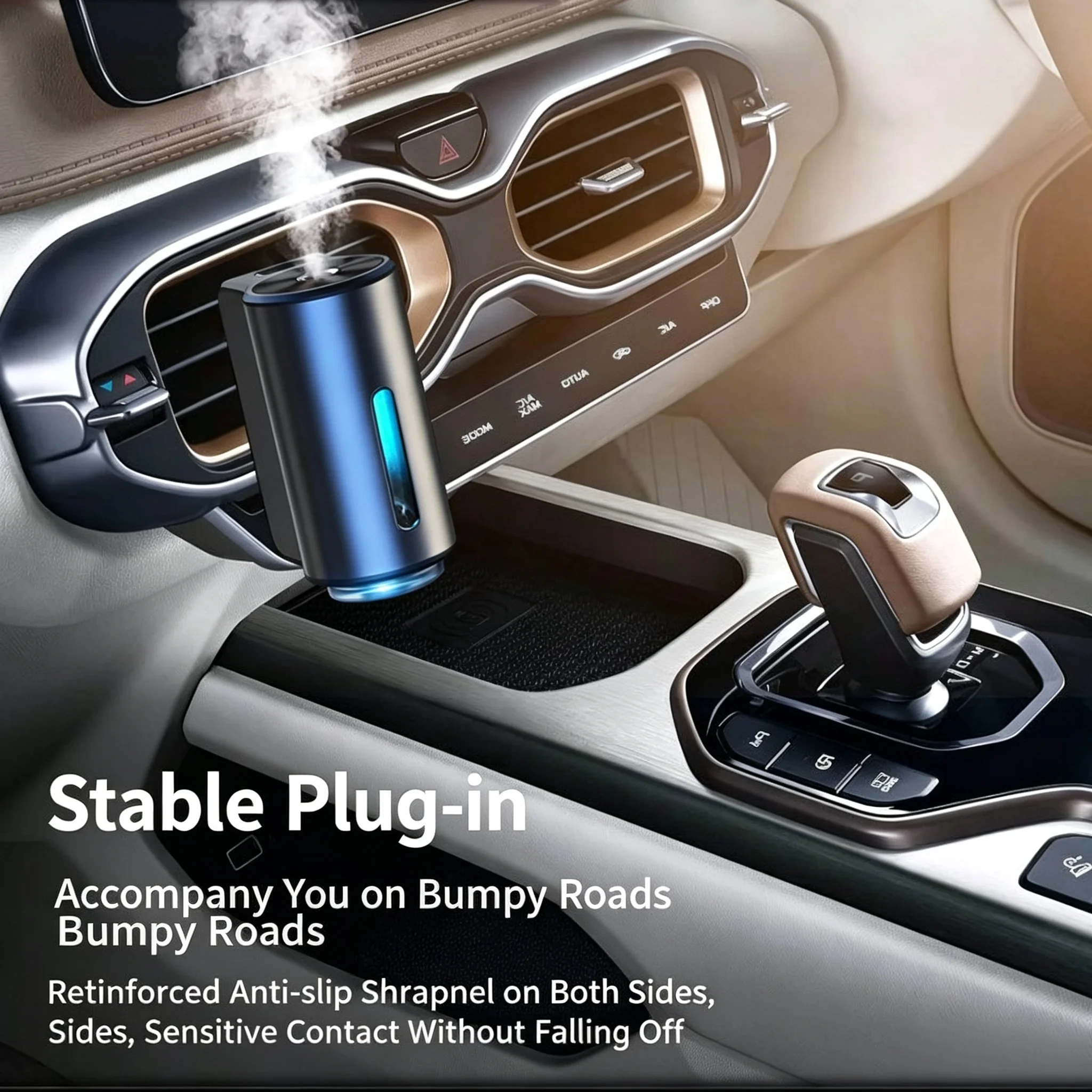 Wholesale Rechargeable Electric Liquid Humidifier Diffuser Plastic USB Powered Portable Car Aroma Diffuser with Essential Oil