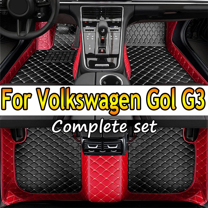 

Автомобильный коврик для Volkswagen Gol G3 2000 2001 2002 2003 4 двери Алмазный кожаный роскошный женский коврик для ног Автомобильный Ковер аксессуары