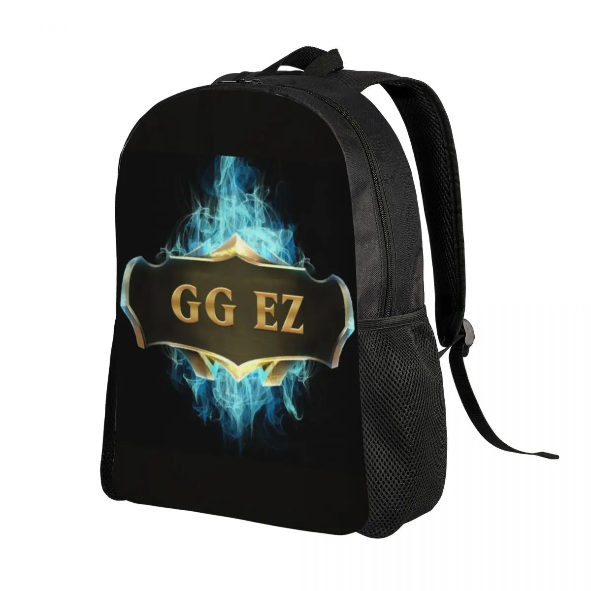 Custom 3D Print LOL Game GG EZ Backpacks for Girls Boys Legends Battle College School Travel Bags Bookbag Fits 15 Inch Laptop