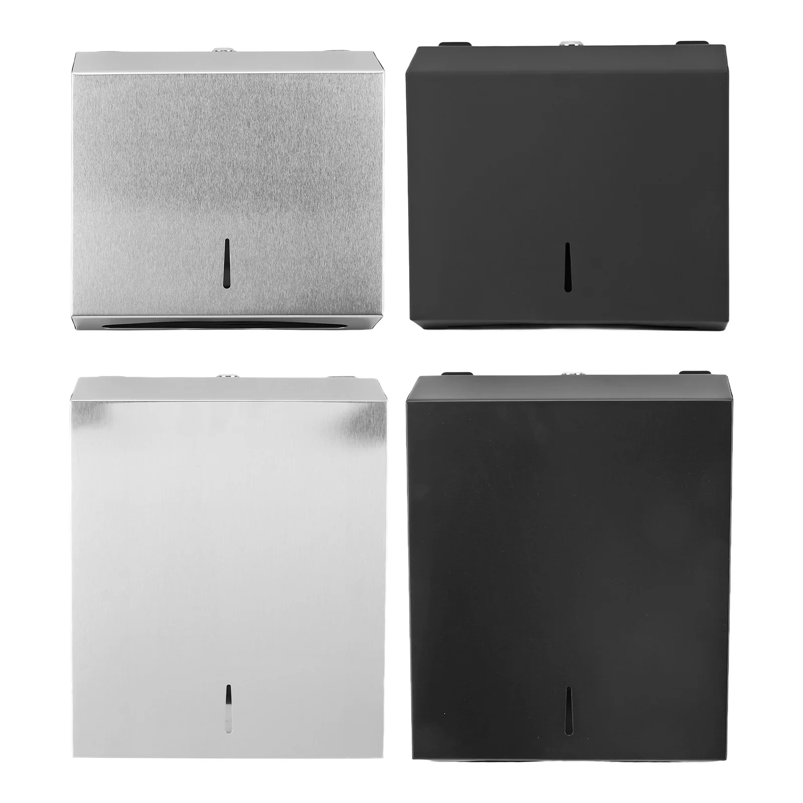 Tissue Storage Box  Tissue Box Holder Multifunctional Punch  Practical Stainless Steel Stylish with Keys for Kitchen