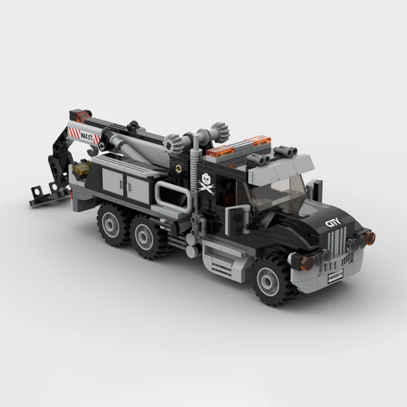 City Vehicle Series Originality Tow Truck Building Blocks Model Bricks Display Collection Children's Toys Gifts 350PCS