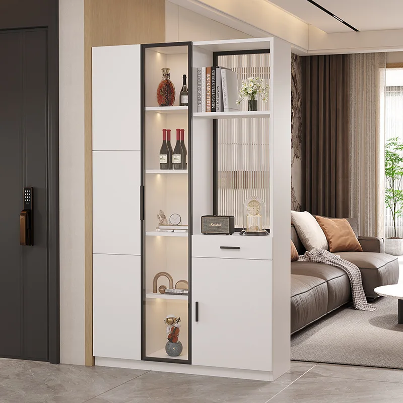Partition entrance shoe integrated wine cabinet,facing the door at home, living room screen rack, small apartment sofa stopper