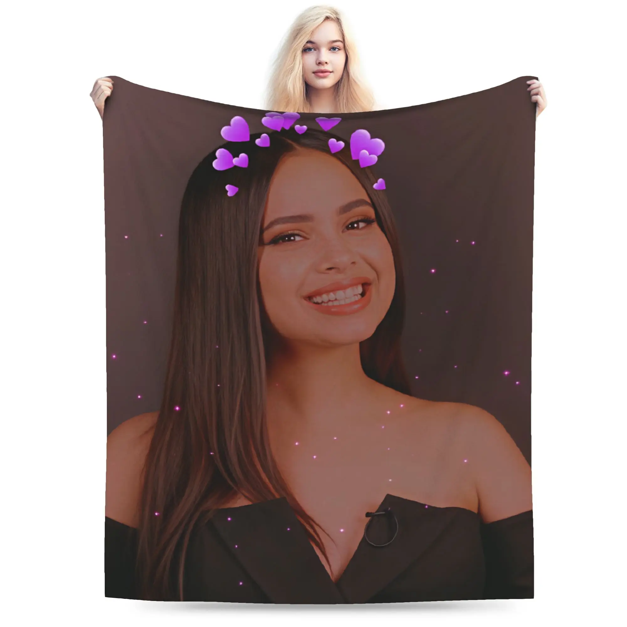 Soft Throw Blanket Travel Car Actor Sofia Carsons Blanket  Flannel Bedspread For Bedroom Novelty Sofa Bed Cover