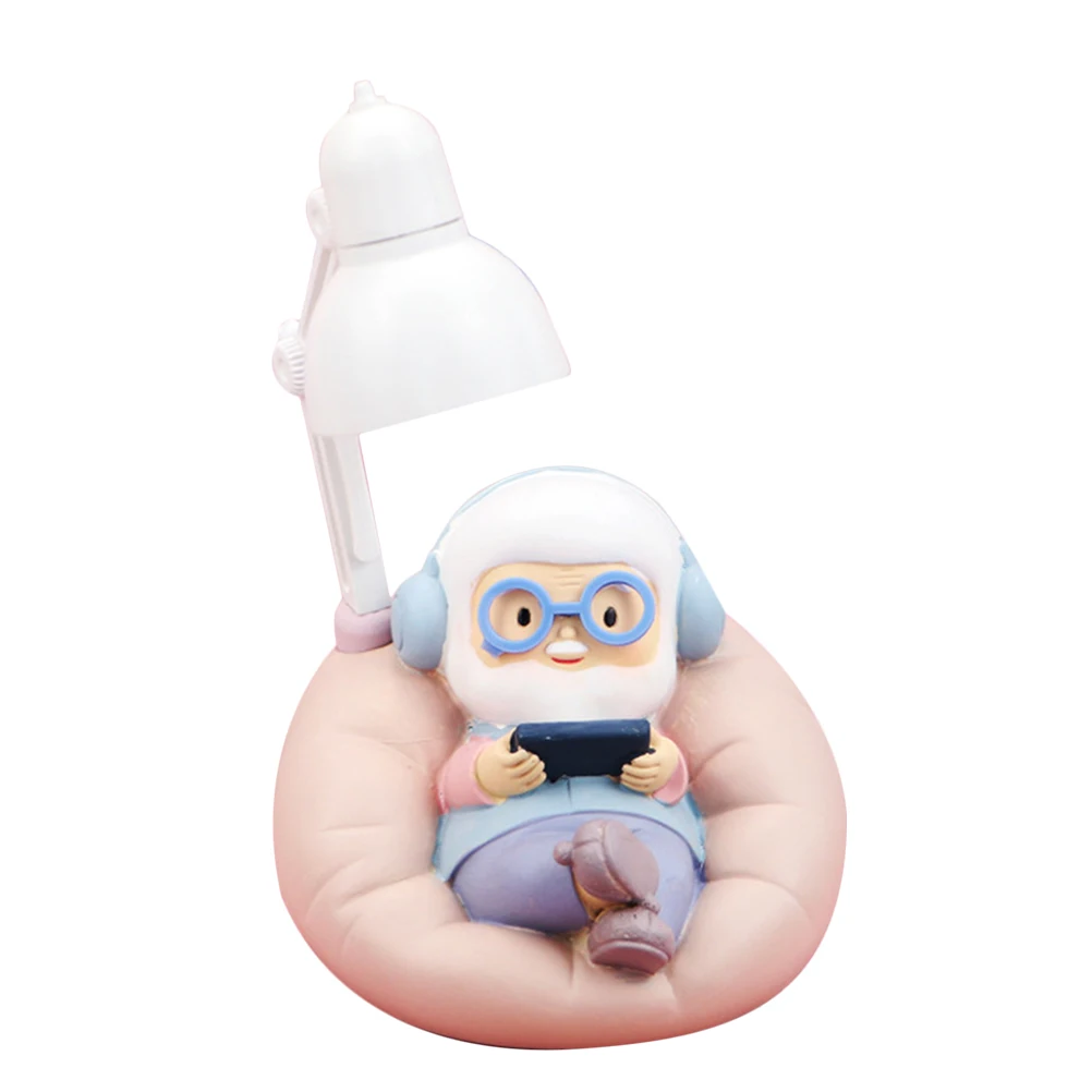 Grandfather Statue Night Light For Bedroom Small Nightlight Bedside Lamp Table Light Birthday Anniversary Gift