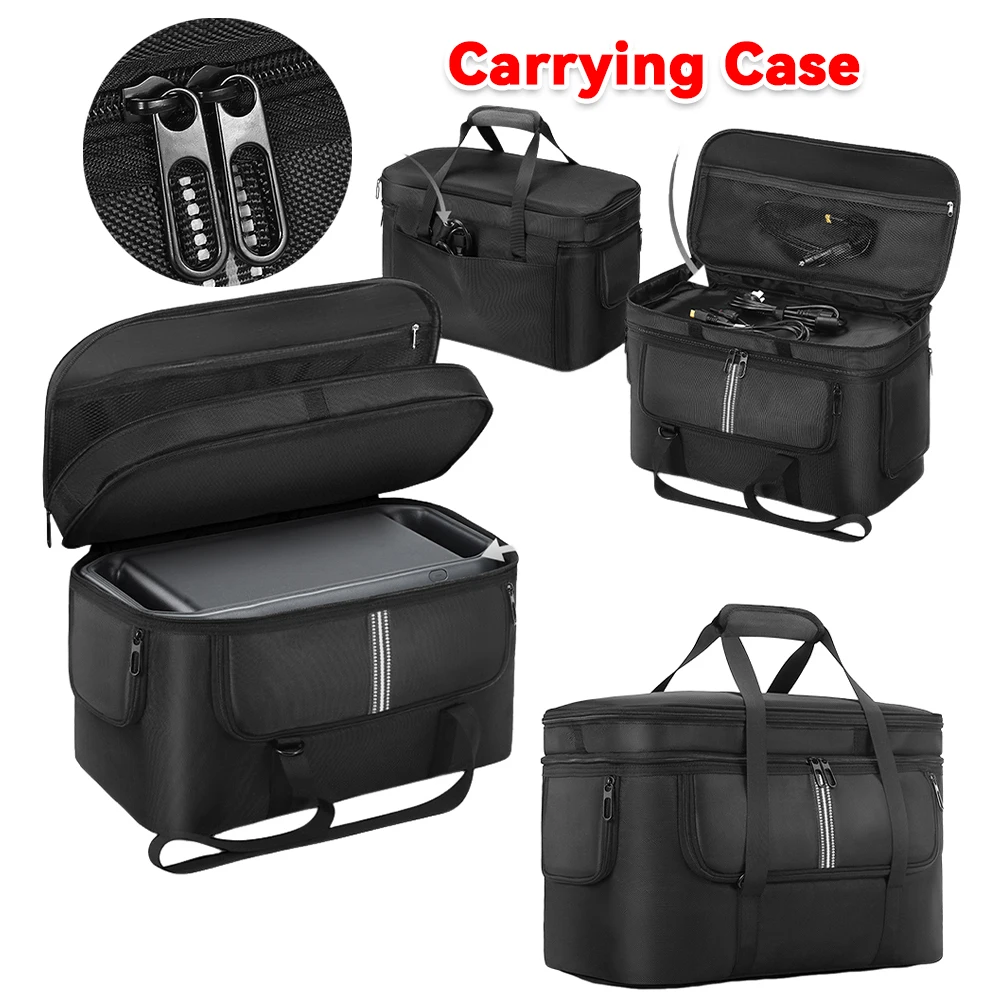 Carrying Case for DJI Power 1000 Portable Power Station Bag Storage Case Protective Case Anti-drop with Shoulder Strap & Handle