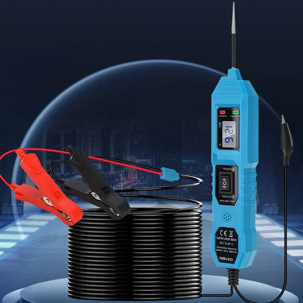 DC 7-36V Multifunctional Car Circuit Tester 8A Digital Display DC Car Power Tester Test Lamp Voltage Power