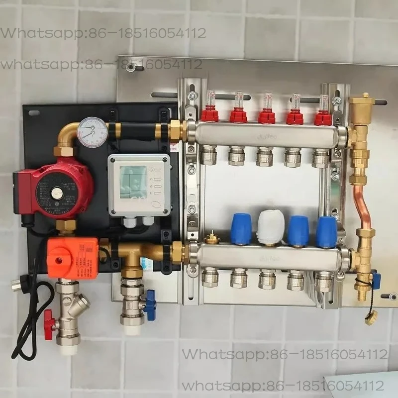 Hydronic Manual Mixed Water Floor Heating Mixed Water Center Circulation Pump Constant Temperature Control