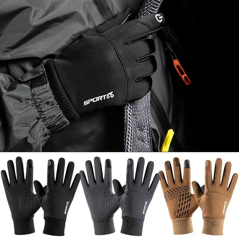 

Motorcycle Cold Weather Gloves Motorbike Breathable Summer Gloves Universal Soft And Comfortable Winter Snow Gloves For Bikes