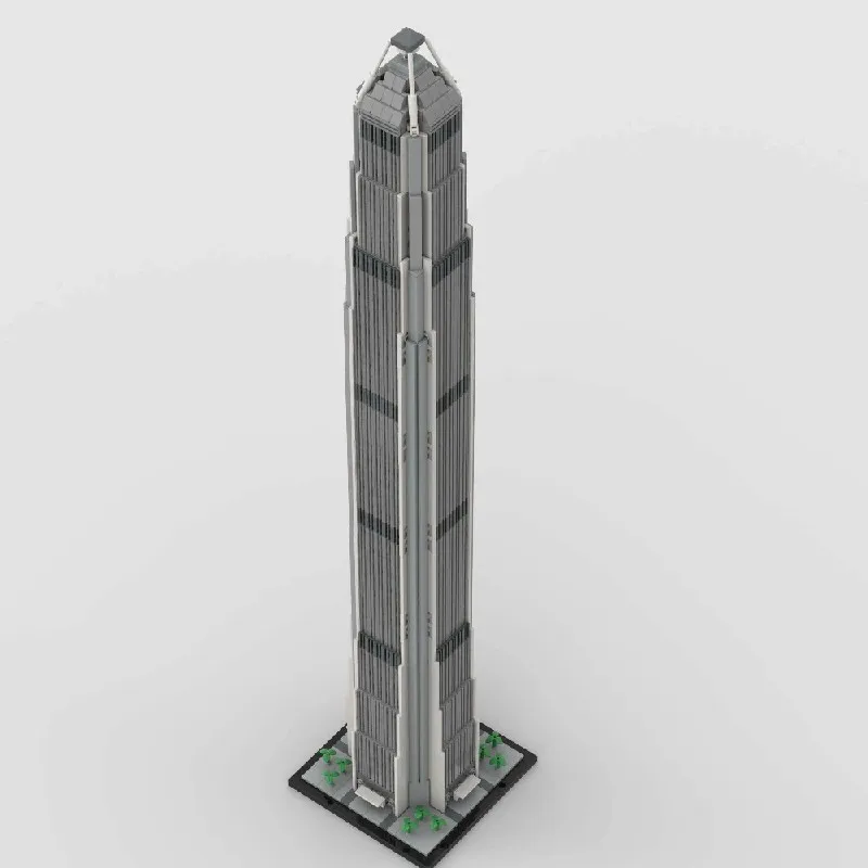 بينغ مركز مالي مباني منزل مجموعات مدينة شقة مخزن العمارة وحدات المباني كتل أطقم منمذجة ، هدية 2716 قطعة #2