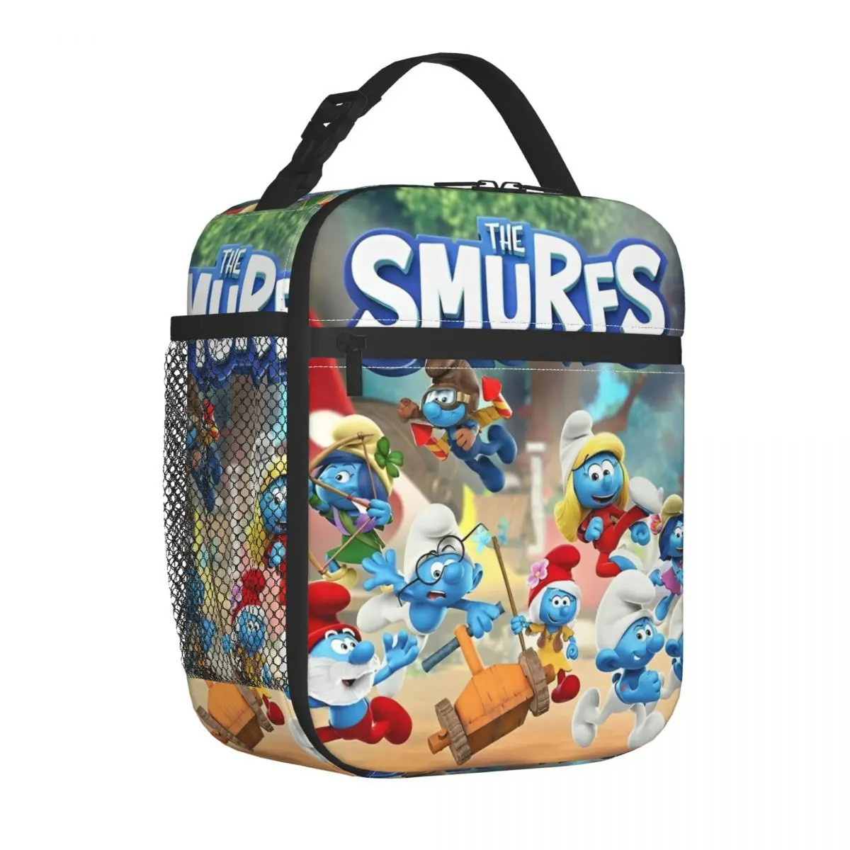 Insulated Lunch Bags S-Smurfsed Anime Movie Merch Storage Food Box New Arrival Thermal Cooler Cartoon Lunch Box For School