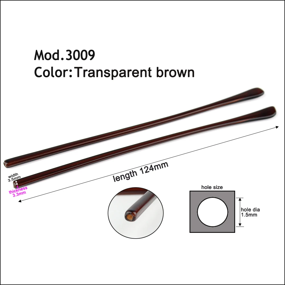 1pair Acetate Glasses Temple Tip Long Type Eyeglasses Leg Eyeware Accessoreis Shiny Black Brown Round Square Hole