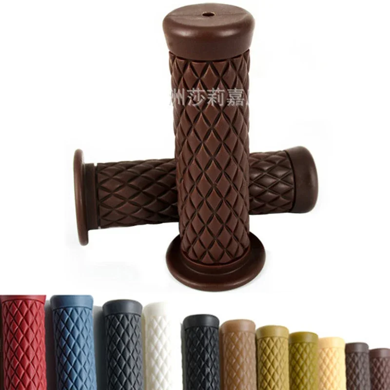 

retro classic motorbike grips handle bar vintage scooter accessories for harley yamaha motorcycle handlebar cafe racer moto grip