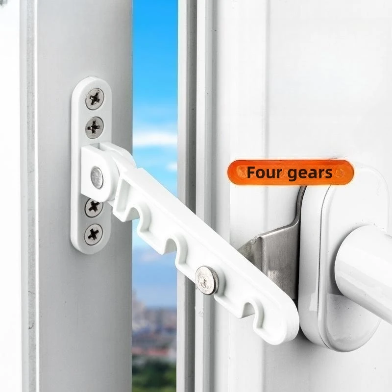 Four Position Adjustable Child Window Safety Limit Holder,Made Of Plastic