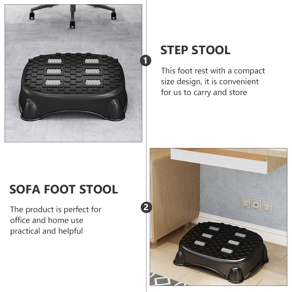

Stepping Stool Office Footstool Simple Rest Desk Footrest Plastic Household Support