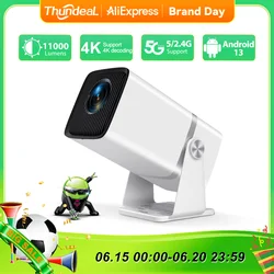 ThundeaL 4K Full HD Projector FHD TD80W Android WiFi 3D Home Theater TD80 Portable Beam Mini Projector Meeting 3D Video PK HY320