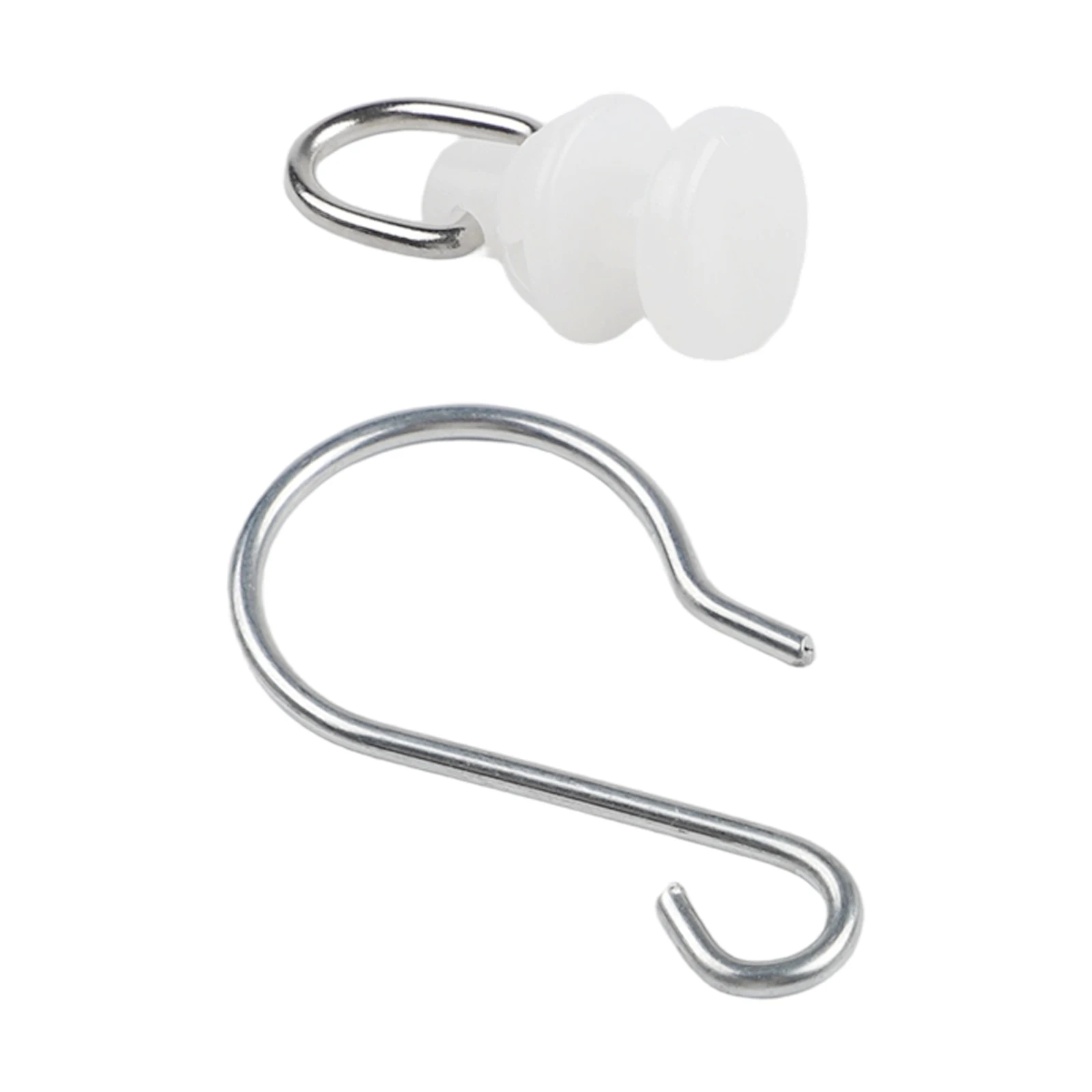 Home Decor Curtain Pulley Hooks Curtain Accessory AS Shown 60 Pieces Set Home Improvement Project Long-lasting Performance