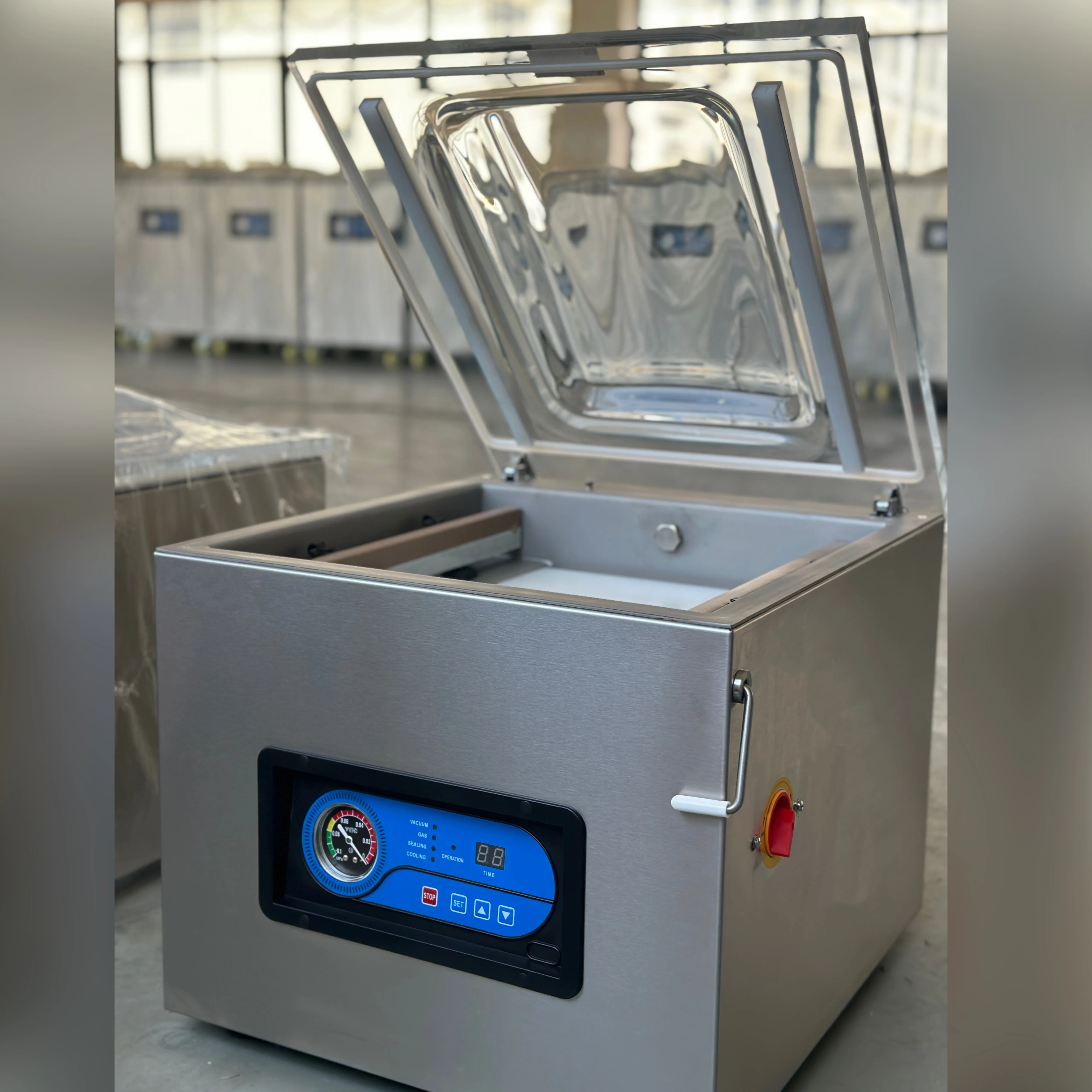 

Commercial Electric Table Top Automatic High-Accuracy Vacuum Packing Machine Chamber Sealer For Food Stainless Steel Body