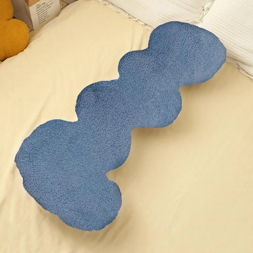 Long Pillow Tear Resistant Long Strip Pillow No Deformation Convenient Stuffed Long Bed Throw Pillow