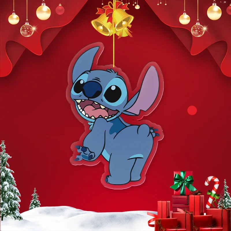 #LiloStitch Acrylic Pendant 8cm Christmas Tree Decoration Cute Bedroom Casement Window Decoration Holiday Gift
