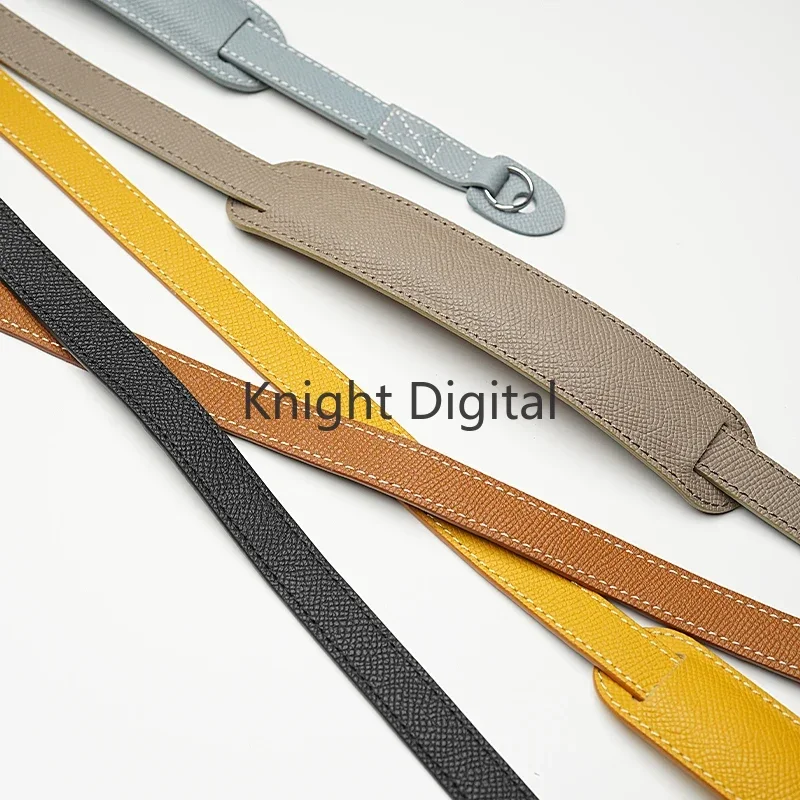 Cowhide Leather Camera Shoulder Strap Camera Neck Sling Belt Style Leather with Palm Grain (Shoulder Support)