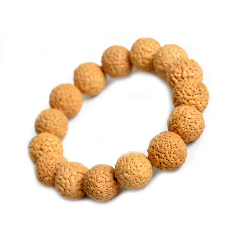 

18mm Rudraksha Buddha whorl bodhi seeds Tibet Buddhism Amulet Bracelet