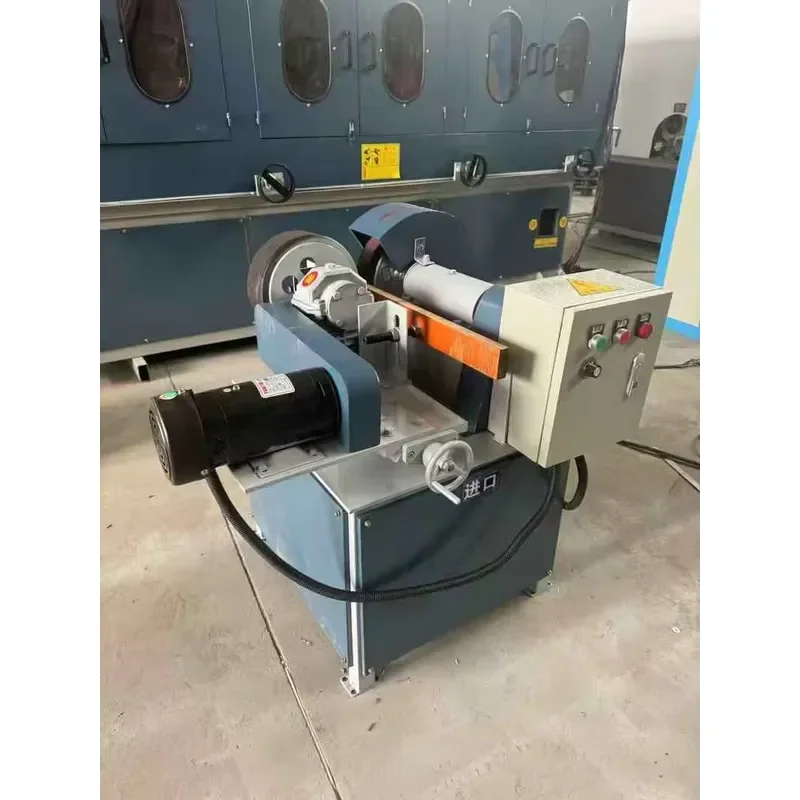 CE Certification Round Tube Polishing Machine Auto Feeding Metal Pipe Rust Brushing Mirror Polish Deburring Scale