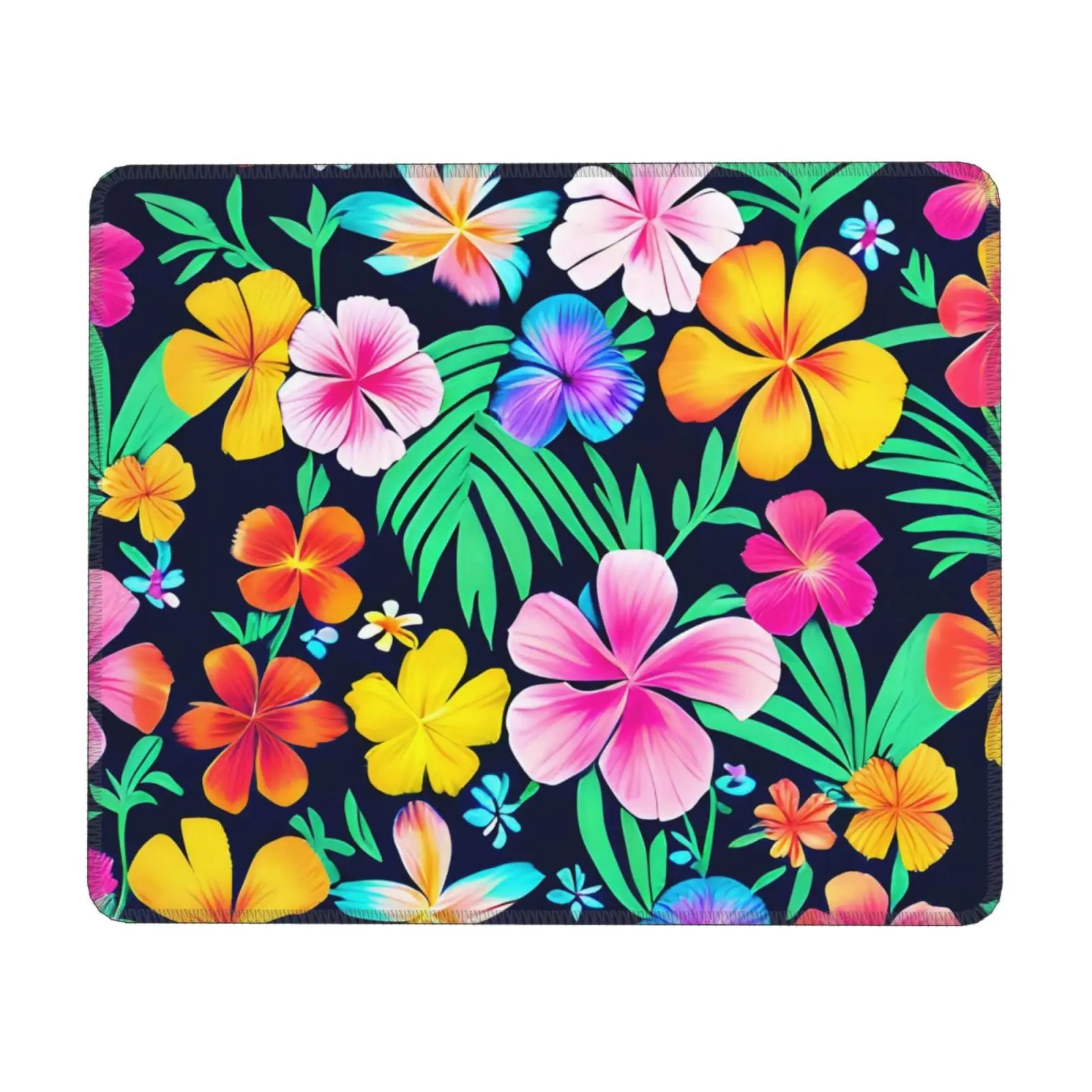 Wysokiej jakości podkładka pod mysz do gier Retro Flowers Plants Printing Podkładka pod mysz dla graczy Maty pod klawiaturę Podkładka na biurko 22x18cm do komputera