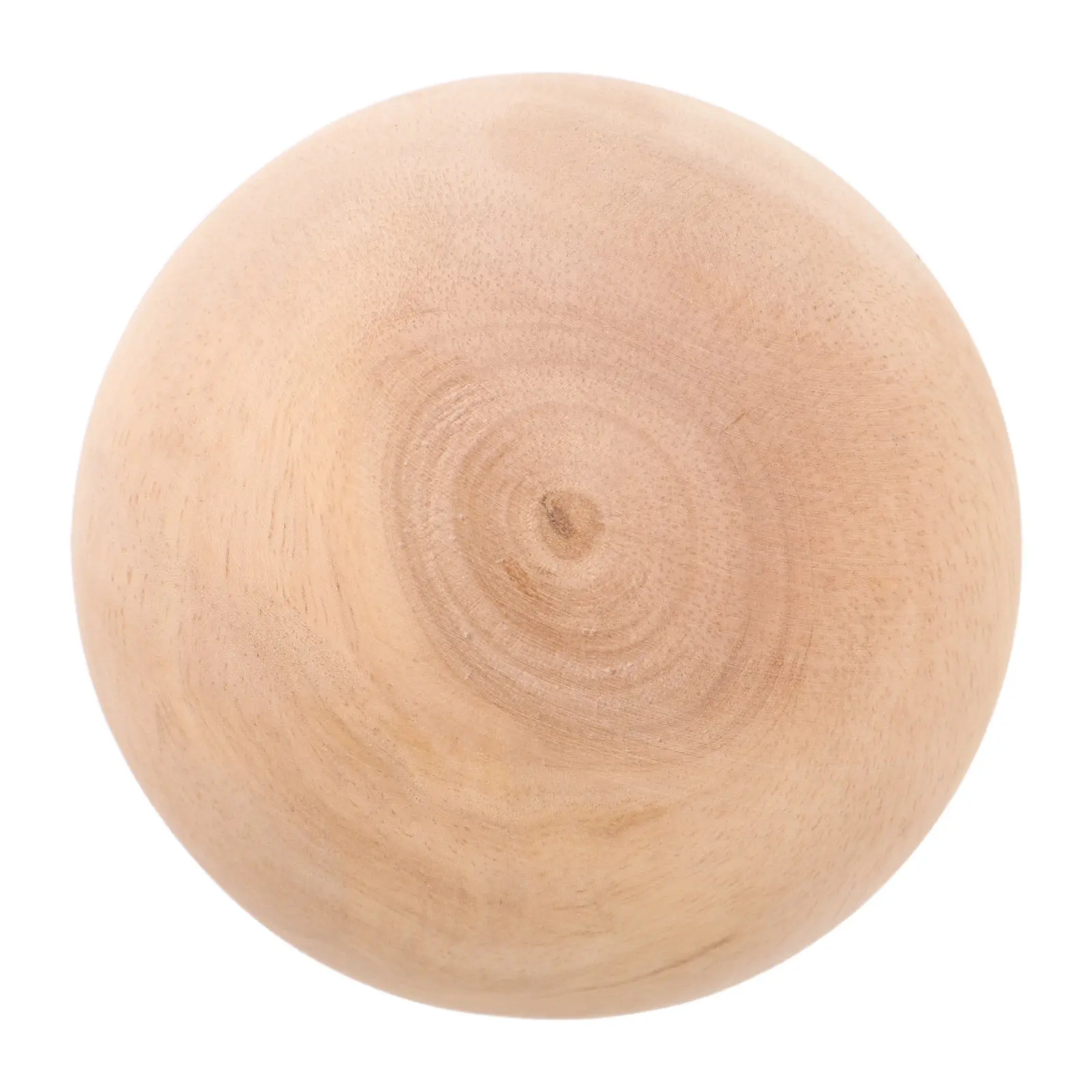 Wooden Finial Topper 3.14 Inch Unfinished Craft Wood Cap Rustic Decorative Finial for Fence Curtain Rod Furniture Handrail Home