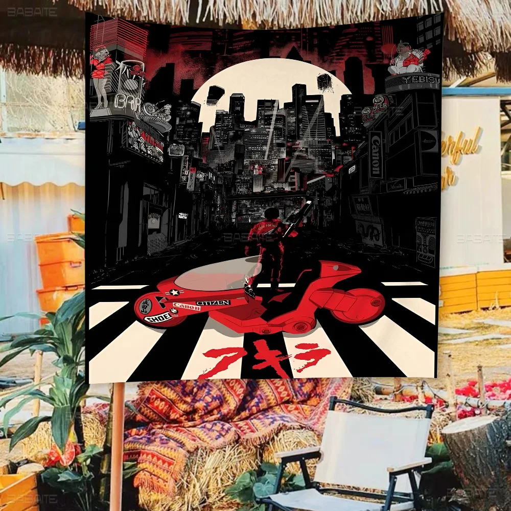 

Anime Akira Creative Pattern Hanging Flag Polyester Printed Banner Hand Pulled Flag