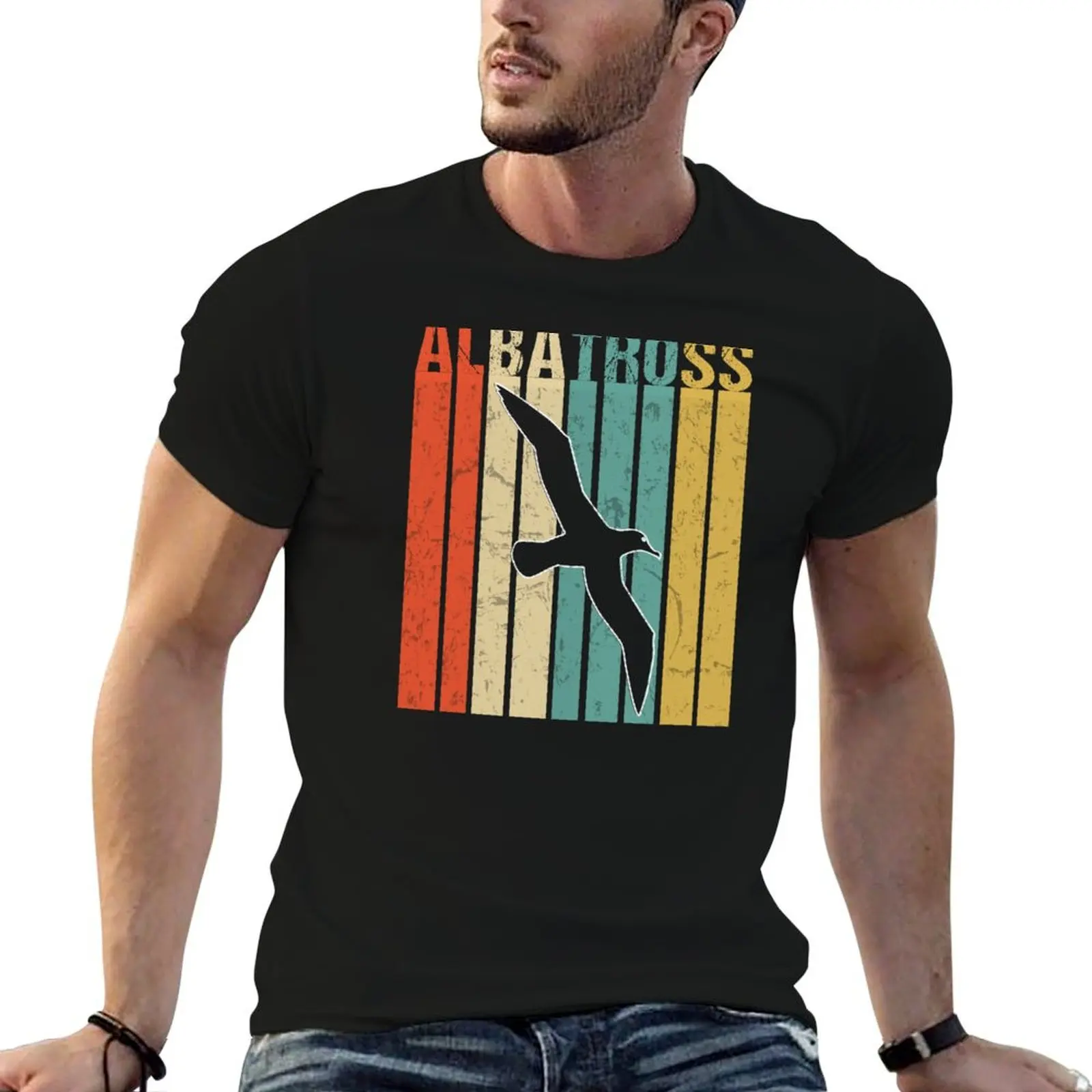 

Flying Albatross vintage retro nature birds lover gifts T-Shirt t shirt personalised man t shirts graphic T-Shirt