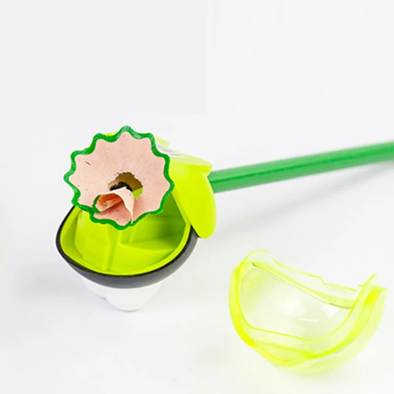 1pcs Little Frog Smart Pencil Sharpener Smart Tip Pencil Sharpener Cute Creative Cartoon Pen Sharpener