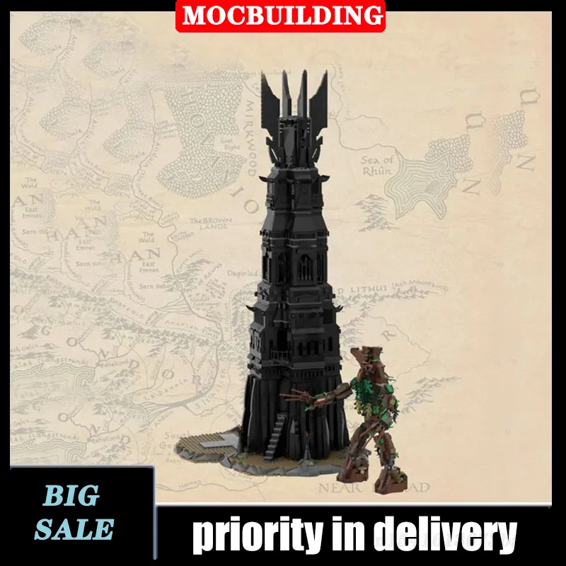 MOC UCS Collection Pinnacle Tower Model Bouwsteen Assemblage Beroemde filmserie cadeauset