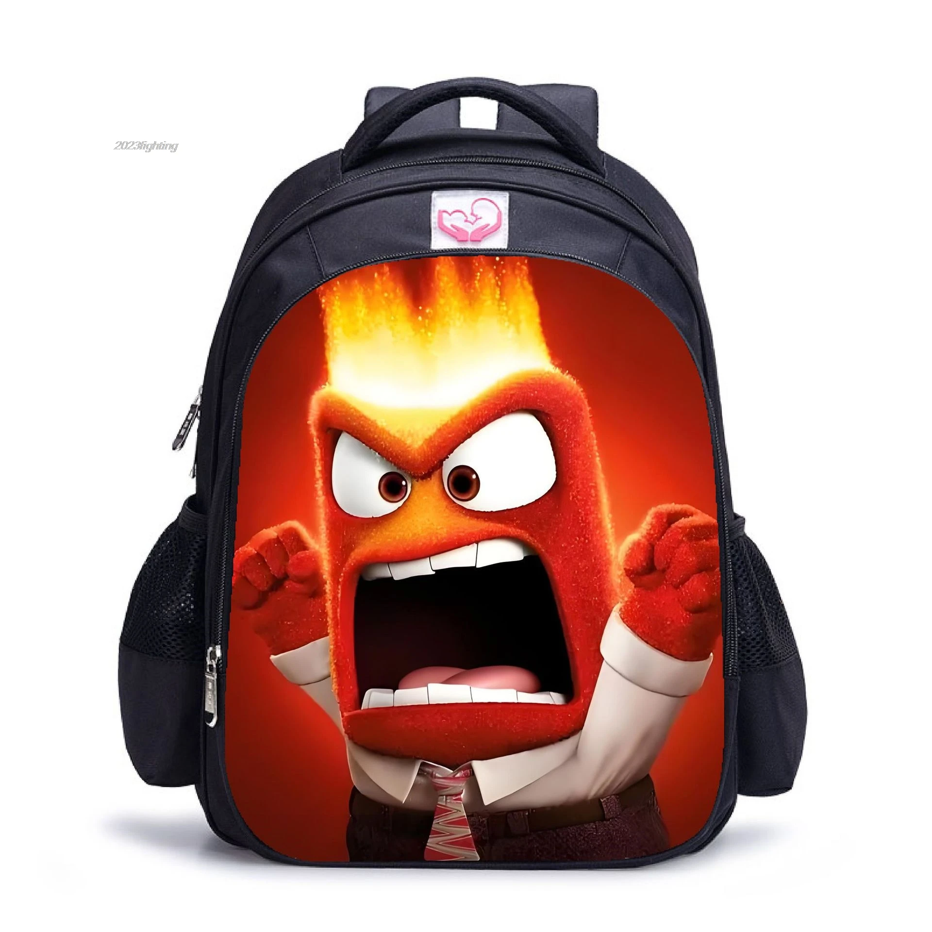 New inside out 2 Backpacks Cartoon Joy Sadness Anger Backpack Student School Bag 16inch Primary Children's Gifts Cartoon Mochila