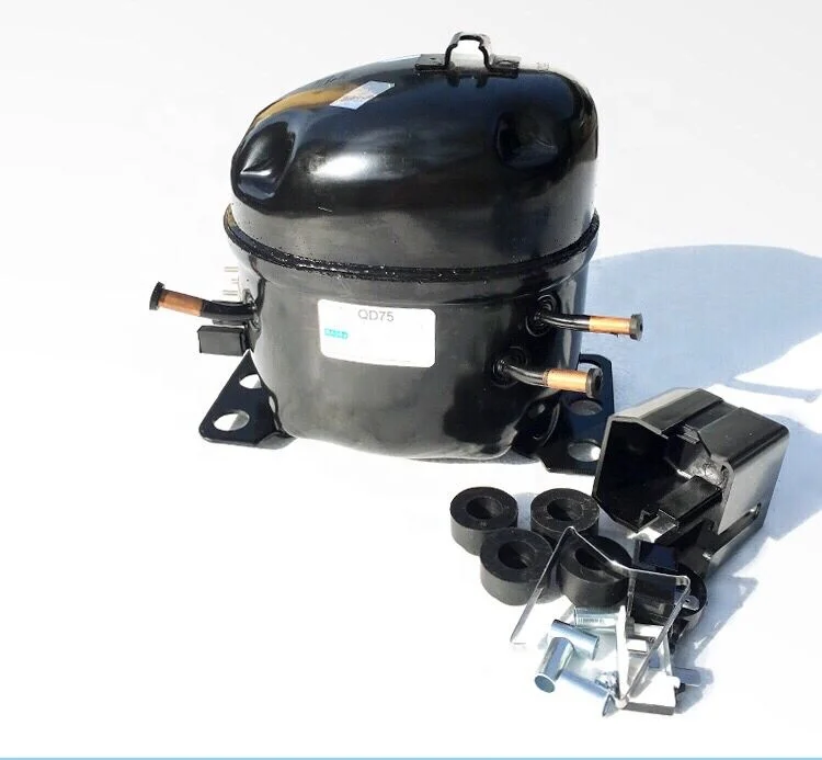 12V AC Rising Refrigerator Compressor R600a R134a Refrigeration Replacement Parts