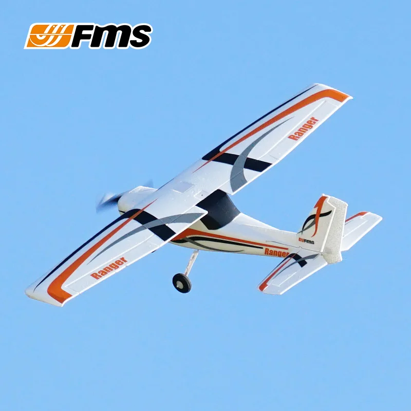 FMS 850mm Guardian FIXED Wing รีโมทคอนโทรลเครื่องบินขนาดเล็กการฝึกอบรมเครื่องจําลองของเล่นเครื่องบินของขวัญ