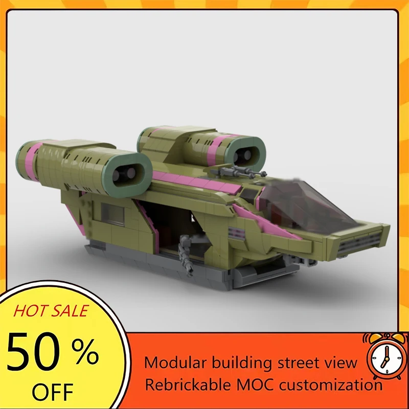 

742PCS Popular Space War Movie Model MOC Building Bricks Spaceship Modular Technology Gifts Holiday Assemble Children Toy Suit