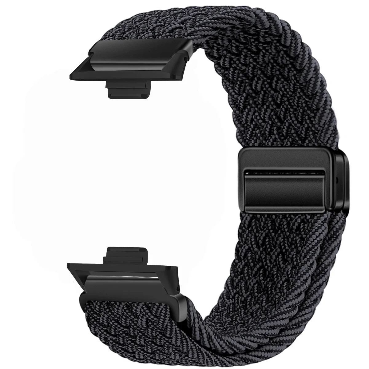 Magnetisches geflochtenes Nylon-Schlaufenband für Xiaomi Redmi Watch 4, 5, verstellbares Sport-Ersatz-Correa-Armband, Mi Band 9 8 Pro