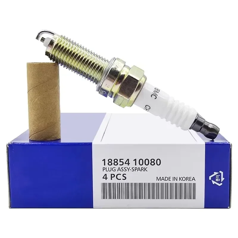 

4/6pcs18854-10080 New Spark Plug For Hyundai I20 IX20 I30 Kia Rio Soul Pro Cee'd III Carens 1885410080 RE8MC Car Accessories