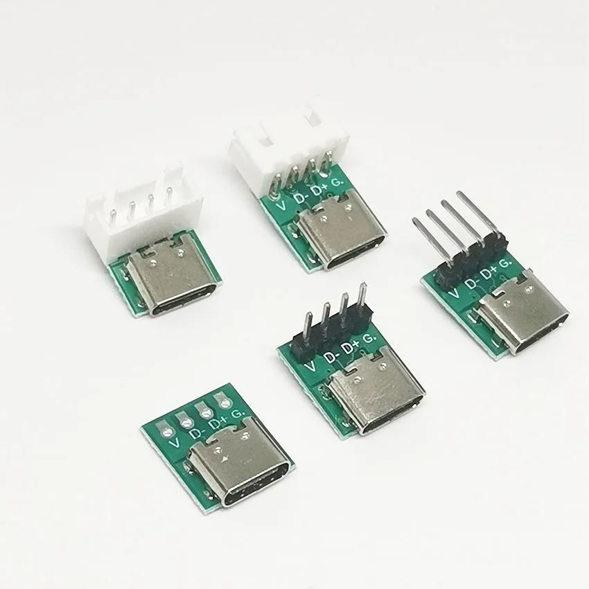 16P to 2.54 High Current Power Adapter USB3.1 Type-C Female Test Board Stabilized Power Module Power Supply Accessories