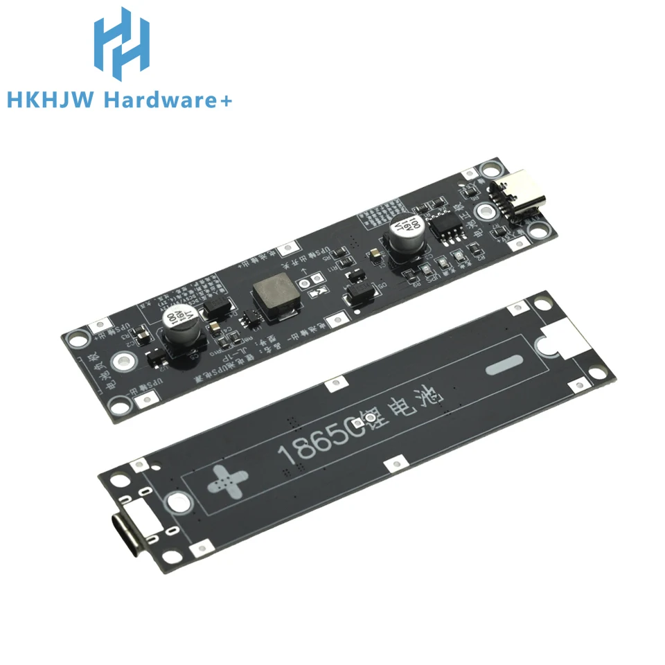 5V 9V 12V Type-C 18650 Lithium Battery Boost Step Up Module UPS Uninterruptible Power Supply Charge Discharge Same Time 1A