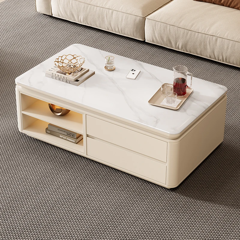 

Modern Luxury Coffee Table Design Premium Beauty Trendy Coffee Table Nordic Drawer Table Basse De Salon Living Room Furniture