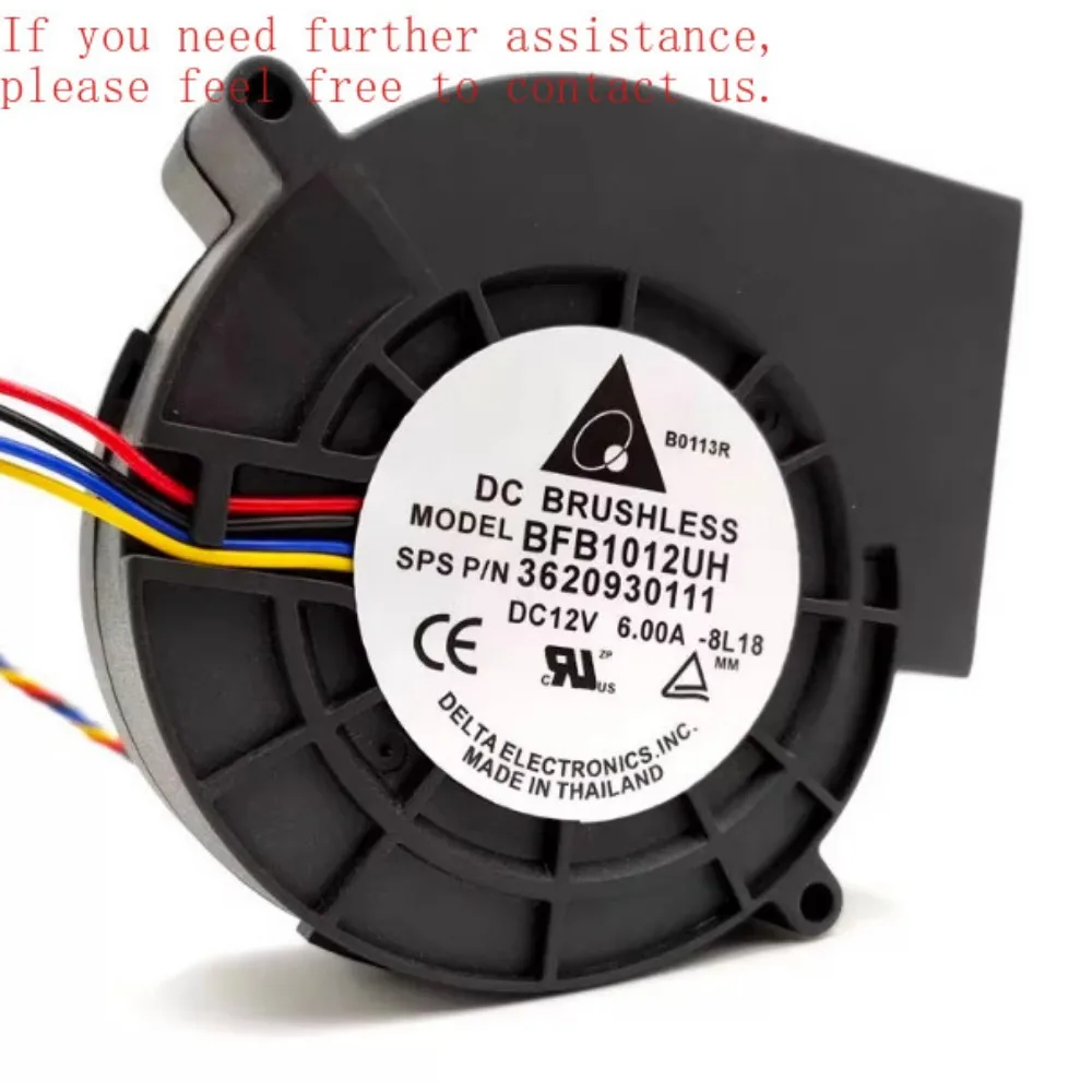 

Для нового вентилятора постоянного тока BFB1012UH Delta BFB1012UH 12 В 6,00 А-8L18, турбовентилятор охлаждения -
