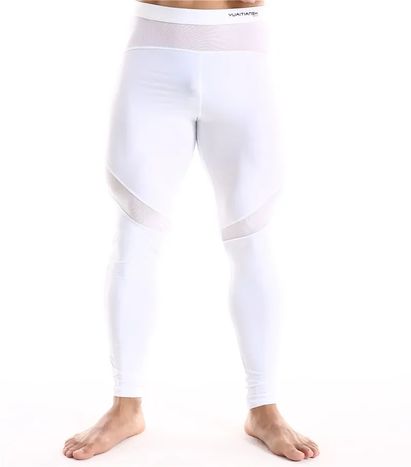 Men Themal Underwear Soft Comfortable Long Johns Stretch Termica Homem Pants Bottoming Trousers Summer Long Pants Men Long Johns image 3