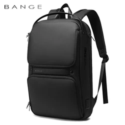 BANGE Original Unique Design Multi-Layer Space Business Backpacks Men Teenage USB External Charge 15.6 Laptop Traval Backpack