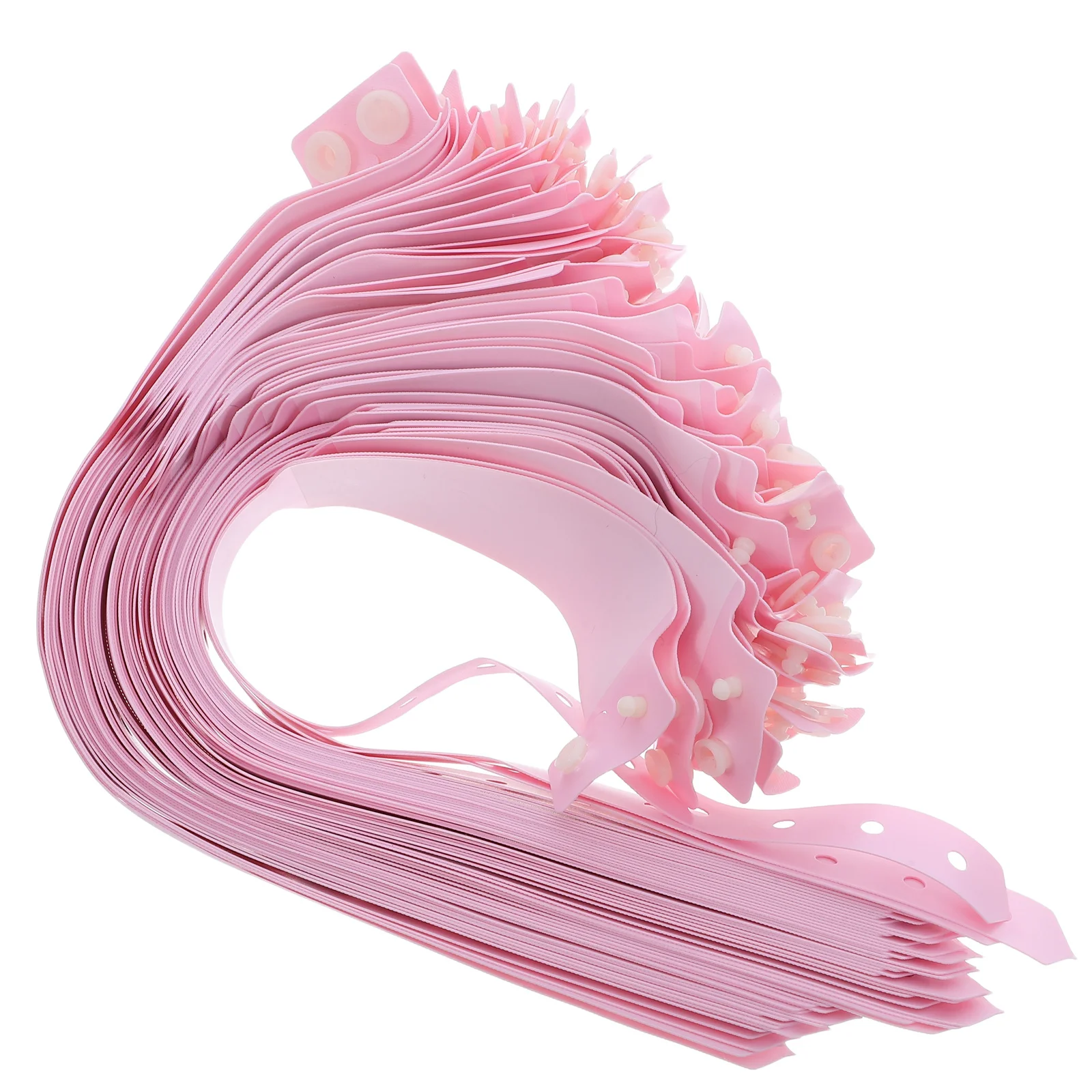 100Pcs Identity Wristband PVC Medical Id Bracelets - Hospital Patient Tracking Bands for Adults Senior Writable