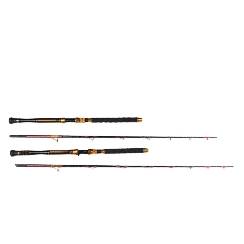 High Strength Fiberglass Boat Fishing Rod 1.5 Section Sea Fishing Electrical Wiring Spinning Casting Rod with Accessories