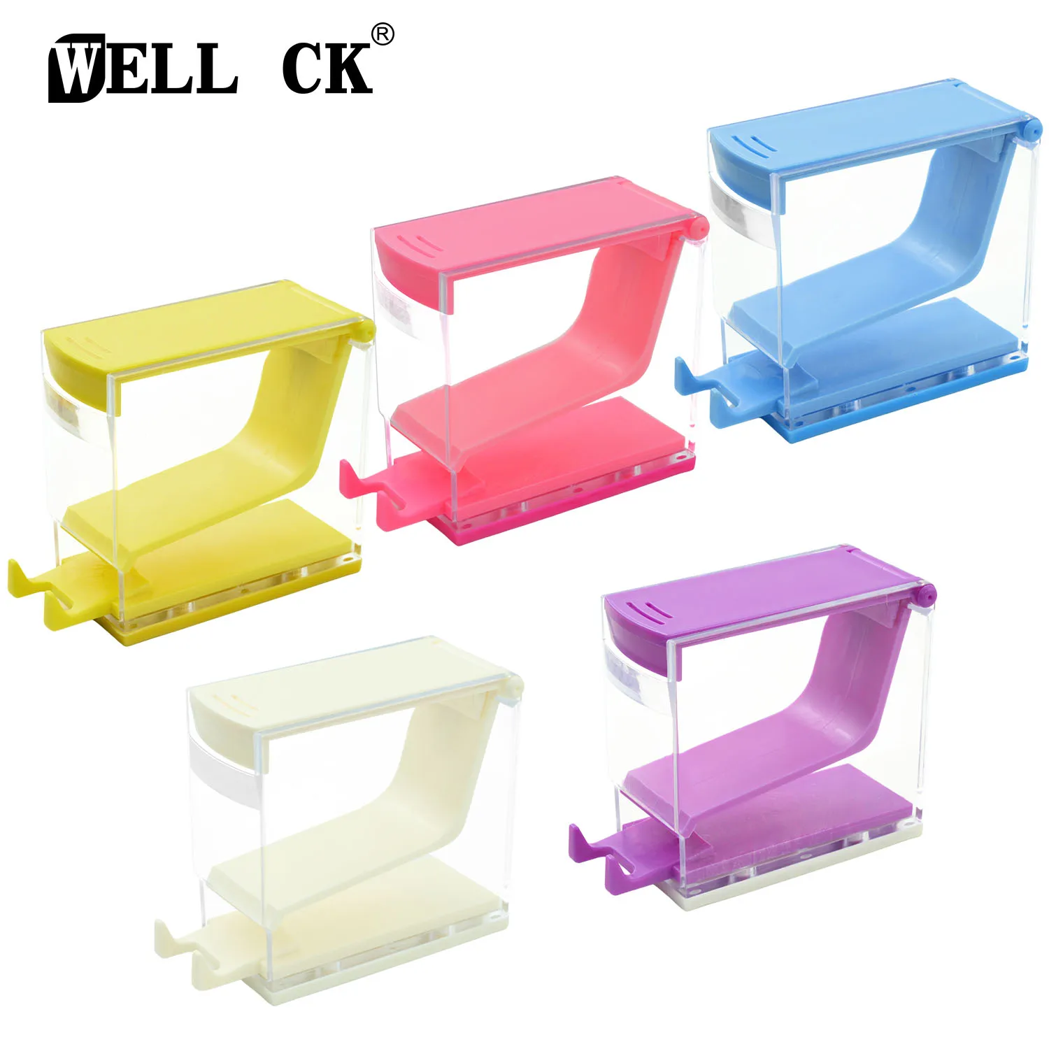 

1 шт., держатель для стоматологических ватных рулонов, тип пресса, желтый/розовый/белый/синий/фиолетовый, стоматологические тампоны, разделительные коробки